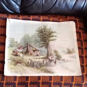 Antique Copyright 1897 Picture- Artist: JOS HOOVER & SON Philadelphia